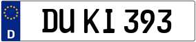 Truck License Plate